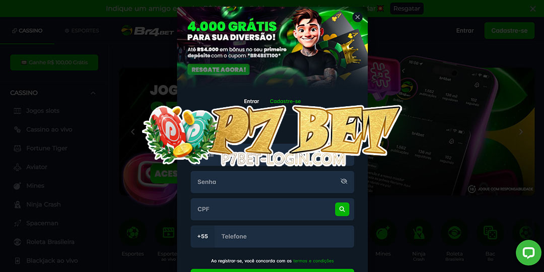 p7 bet registrar